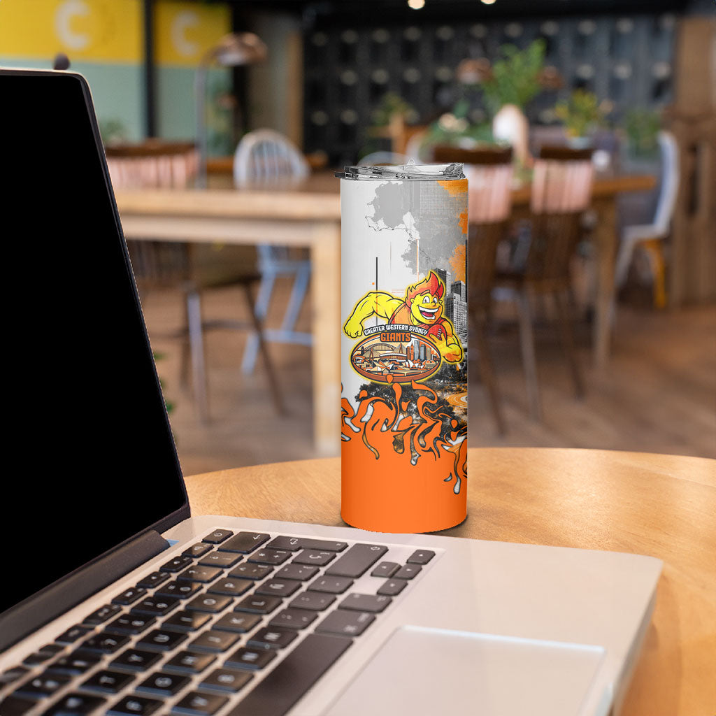 Personalised Greater Western Sydney Giants City Of Football Team Skinny Tumbler Sydney City Skyline Illustration Sport Fan