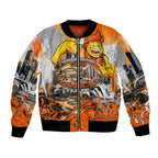 Personalised Greater Western Sydney Giants City Of Football Team Sleeve Zip Bomber Jacket Sydney City Skyline Illustration Sport Fan