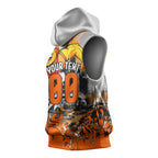 Personalised Greater Western Sydney Giants City Of Football Team Sleeveless Hoodie Sydney City Skyline Illustration Sport Fan