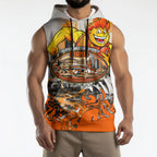 Personalised Greater Western Sydney Giants City Of Football Team Sleeveless Hoodie Sydney City Skyline Illustration Sport Fan