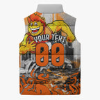 Personalised Greater Western Sydney Giants City Of Football Team Sleeveless Puffer Jacket Sydney City Skyline Illustration Sport Fan