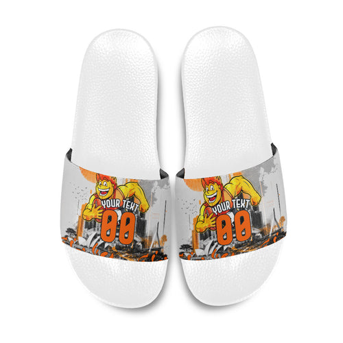 Personalised Greater Western Sydney Giants City Of Football Team Slide Sandals Sydney City Skyline Illustration Sport Fan