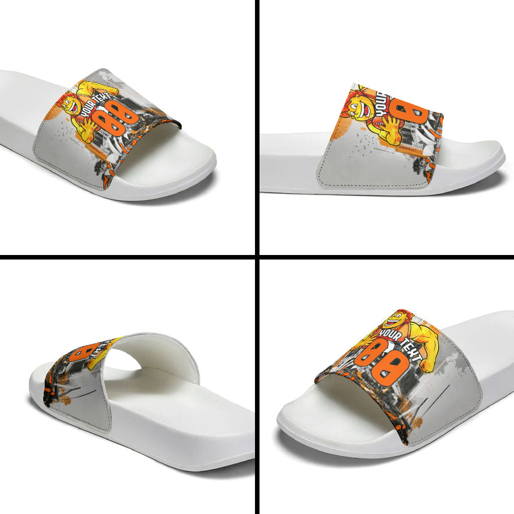 Personalised Greater Western Sydney Giants City Of Football Team Slide Sandals Sydney City Skyline Illustration Sport Fan