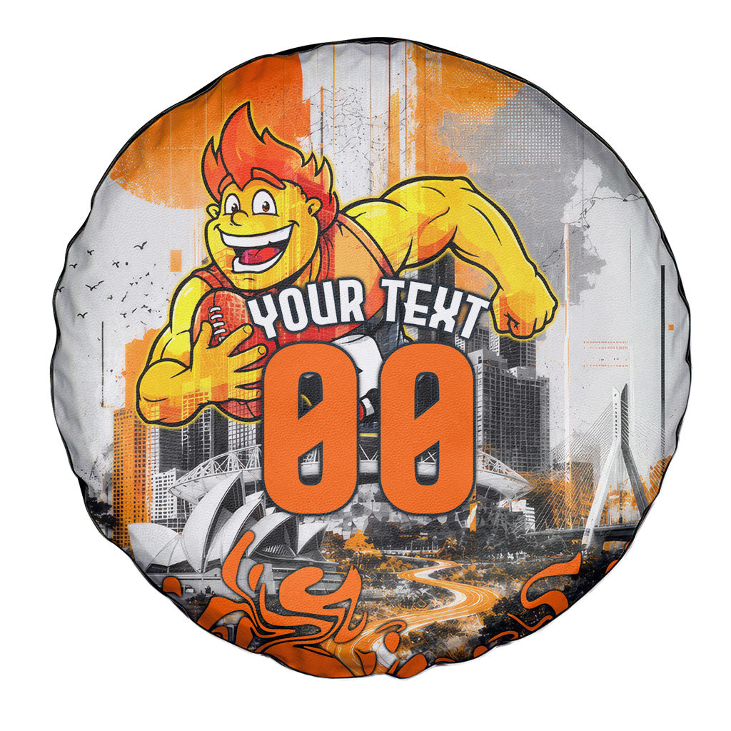 Personalised Greater Western Sydney Giants City Of Football Team Spare Tire Cover Sydney City Skyline Illustration Sport Fan