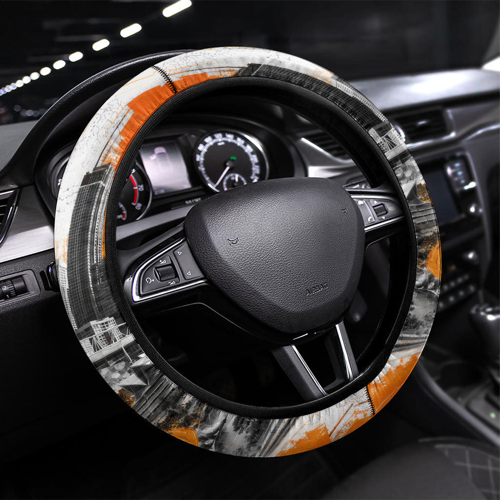 Greater Western Sydney Giants City Of Football Team Steering Wheel Cover Sydney City Skyline Illustration Sport Fan
