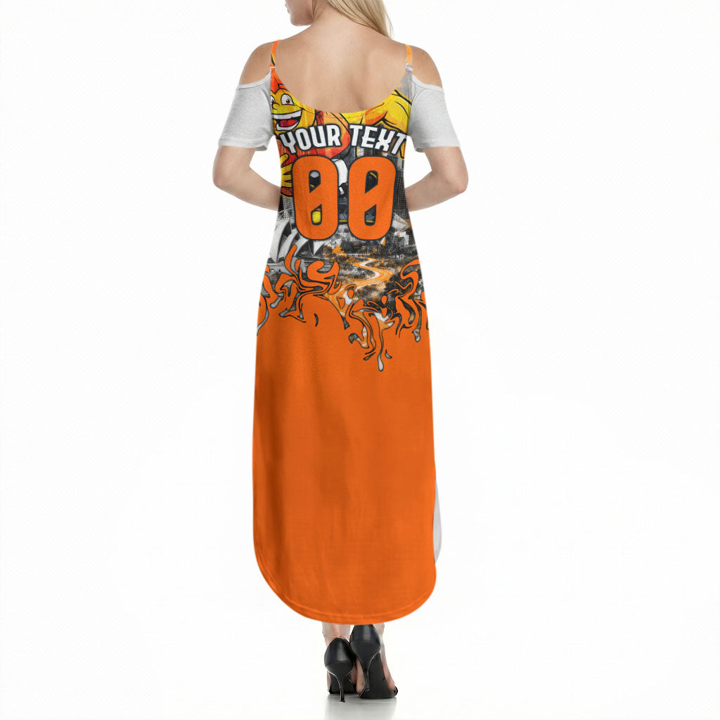 Personalised Greater Western Sydney Giants City Of Football Team Summer Maxi Dress Sydney City Skyline Illustration Sport Fan