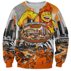 Personalised Greater Western Sydney Giants City Of Football Team Sweatshirt Sydney City Skyline Illustration Sport Fan