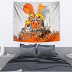 Personalised Greater Western Sydney Giants City Of Football Team Tapestry Sydney City Skyline Illustration Sport Fan
