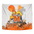 Personalised Greater Western Sydney Giants City Of Football Team Tapestry Sydney City Skyline Illustration Sport Fan