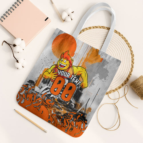 Personalised Greater Western Sydney Giants City Of Football Team Tote Bag Sydney City Skyline Illustration Sport Fan