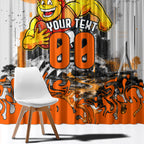 Personalised Greater Western Sydney Giants City Of Football Team Window Curtain Sydney City Skyline Illustration Sport Fan