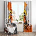 Personalised Greater Western Sydney Giants City Of Football Team Window Curtain Sydney City Skyline Illustration Sport Fan