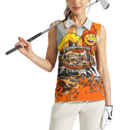 Personalised Greater Western Sydney Giants City Of Football Team Women Sleeveless Polo Shirt Sydney City Skyline Illustration Sport Fan