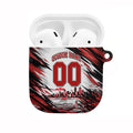 Personalised St Kilda Saints Fan Pride AirPods Case Crusader Mascot Graphic Art With Melbourne City Skyline