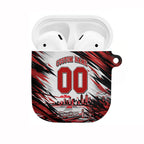 Personalised St Kilda Saints Fan Pride AirPods Case Crusader Mascot Graphic Art With Melbourne City Skyline