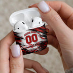 Personalised St Kilda Saints Fan Pride AirPods Case Crusader Mascot Graphic Art With Melbourne City Skyline