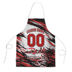 Personalised St Kilda Saints Fan Pride Apron Crusader Mascot Graphic Art With Melbourne City Skyline