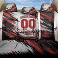 Personalised St Kilda Saints Fan Pride Back Car Seat Cover Crusader Mascot Graphic Art With Melbourne City Skyline