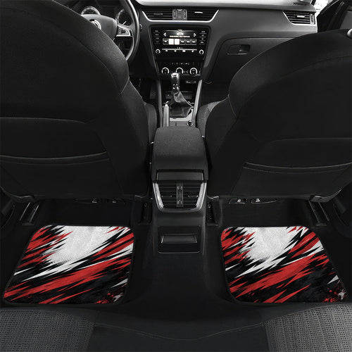 Personalised St Kilda Saints Fan Pride Car Mats Crusader Mascot Graphic Art With Melbourne City Skyline