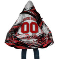 Personalised St Kilda Saints Fan Pride Cloak Crusader Mascot Graphic Art With Melbourne City Skyline