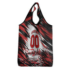 Personalised St Kilda Saints Fan Pride Grocery Bag Crusader Mascot Graphic Art With Melbourne City Skyline
