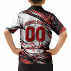 Personalised St Kilda Saints Fan Pride Hawaiian Shirt Crusader Mascot Graphic Art With Melbourne City Skyline