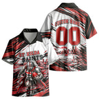 Personalised St Kilda Saints Fan Pride Kid Hawaiian Shirt Crusader Mascot Graphic Art With Melbourne City Skyline