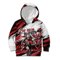 Personalised St Kilda Saints Fan Pride Kid Hoodie Crusader Mascot Graphic Art With Melbourne City Skyline