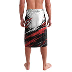 Personalised St Kilda Saints Fan Pride Lavalava Crusader Mascot Graphic Art With Melbourne City Skyline