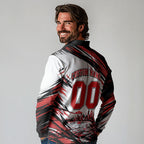 Personalised St Kilda Saints Fan Pride Long Sleeve Polo Shirt Crusader Mascot Graphic Art With Melbourne City Skyline