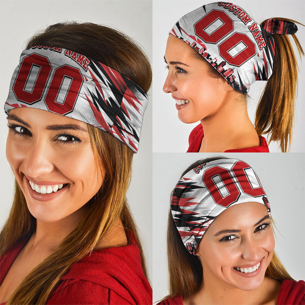 Personalised St Kilda Saints Fan Pride Neck Gaiter Crusader Mascot Graphic Art With Melbourne City Skyline
