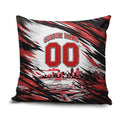 Personalised St Kilda Saints Fan Pride Pillow Cover Crusader Mascot Graphic Art With Melbourne City Skyline