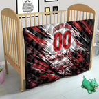 Personalised St Kilda Saints Fan Pride Quilt Crusader Mascot Graphic Art With Melbourne City Skyline