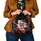Personalised St Kilda Saints Fan Pride Shoulder Handbag Crusader Mascot Graphic Art With Melbourne City Skyline
