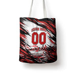 Personalised St Kilda Saints Fan Pride Tote Bag Crusader Mascot Graphic Art With Melbourne City Skyline