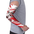 Personalised Sydney Swans Fan Pride Arm Sleeves Fierce Swan Mascot Graphic Art With Sydney City Skyline