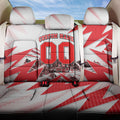Personalised Sydney Swans Fan Pride Back Car Seat Cover Fierce Swan Mascot Graphic Art With Sydney City Skyline