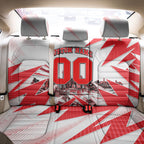 Personalised Sydney Swans Fan Pride Back Car Seat Cover Fierce Swan Mascot Graphic Art With Sydney City Skyline