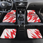 Personalised Sydney Swans Fan Pride Car Mats Fierce Swan Mascot Graphic Art With Sydney City Skyline