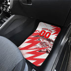 Personalised Sydney Swans Fan Pride Car Mats Fierce Swan Mascot Graphic Art With Sydney City Skyline