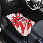 Personalised Sydney Swans Fan Pride Car Mats Fierce Swan Mascot Graphic Art With Sydney City Skyline