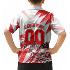 Personalised Sydney Swans Fan Pride Hawaiian Shirt Fierce Swan Mascot Graphic Art With Sydney City Skyline