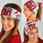 Personalised Sydney Swans Fan Pride Neck Gaiter Fierce Swan Mascot Graphic Art With Sydney City Skyline