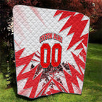 Personalised Sydney Swans Fan Pride Quilt Fierce Swan Mascot Graphic Art With Sydney City Skyline