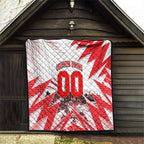 Personalised Sydney Swans Fan Pride Quilt Fierce Swan Mascot Graphic Art With Sydney City Skyline
