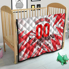 Personalised Sydney Swans Fan Pride Quilt Fierce Swan Mascot Graphic Art With Sydney City Skyline