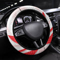 Sydney Swans Fan Pride Steering Wheel Cover Fierce Swan Mascot Graphic Art With Sydney City Skyline