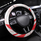 Sydney Swans Fan Pride Steering Wheel Cover Fierce Swan Mascot Graphic Art With Sydney City Skyline