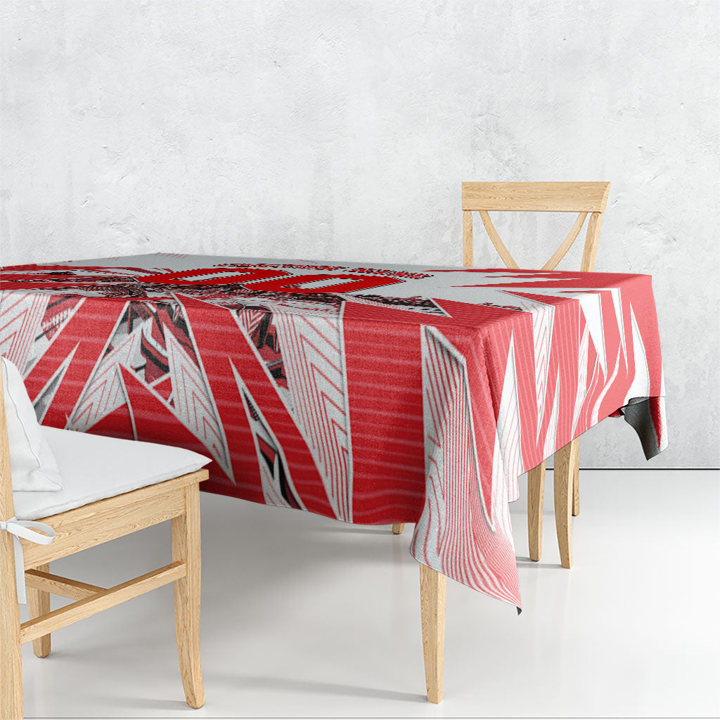 Personalised Sydney Swans Fan Pride Tablecloth Fierce Swan Mascot Graphic Art With Sydney City Skyline