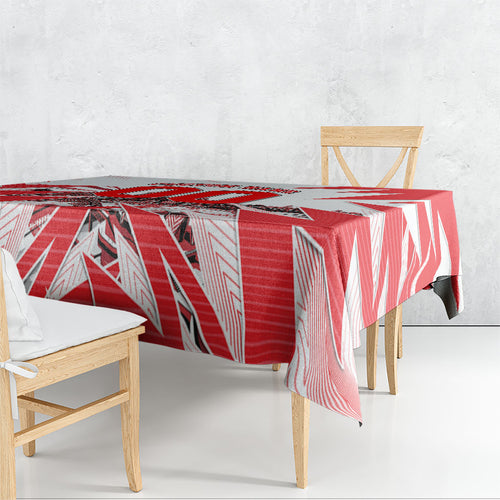 Personalised Sydney Swans Fan Pride Tablecloth Fierce Swan Mascot Graphic Art With Sydney City Skyline